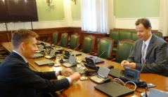 16 September 2016 The Second Secretary of the Hungarian Embassy in Belgrade in visit to the National Assembly